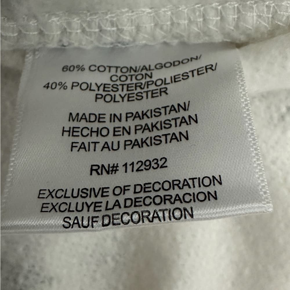 NWT Bloom + Pop White Navy Star Print Jogger Sweatpants Lounge Pants Size Large - Thumbnail 3
