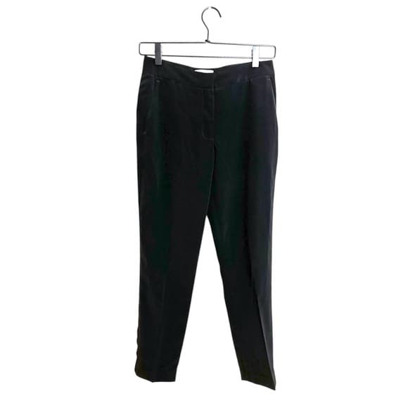 CO Collections Black Trousers Tapered Leg Pants Business Office Minimal Size XS - Thumbnail 13