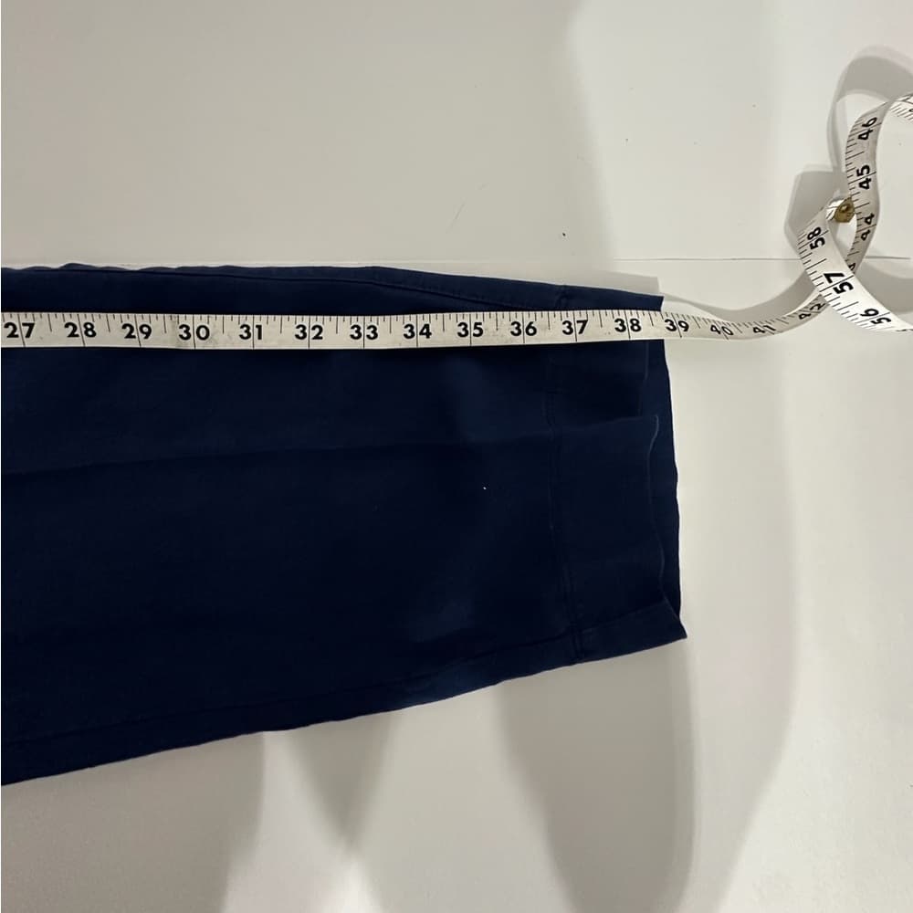 Tommy Bahama Blue Linen Drawstring Pants Size Large Relaxed Coastal Vibe - Thumbnail 14