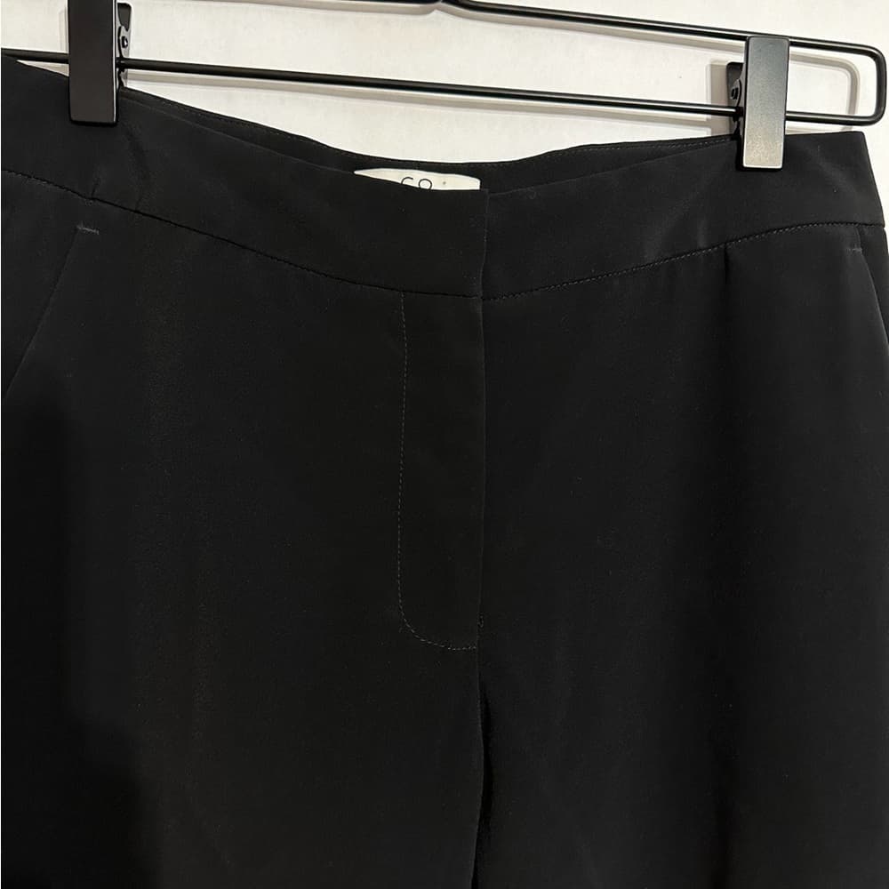 CO Collections Black Trousers Tapered Leg Pants Business Office Minimal Size XS - Thumbnail 9