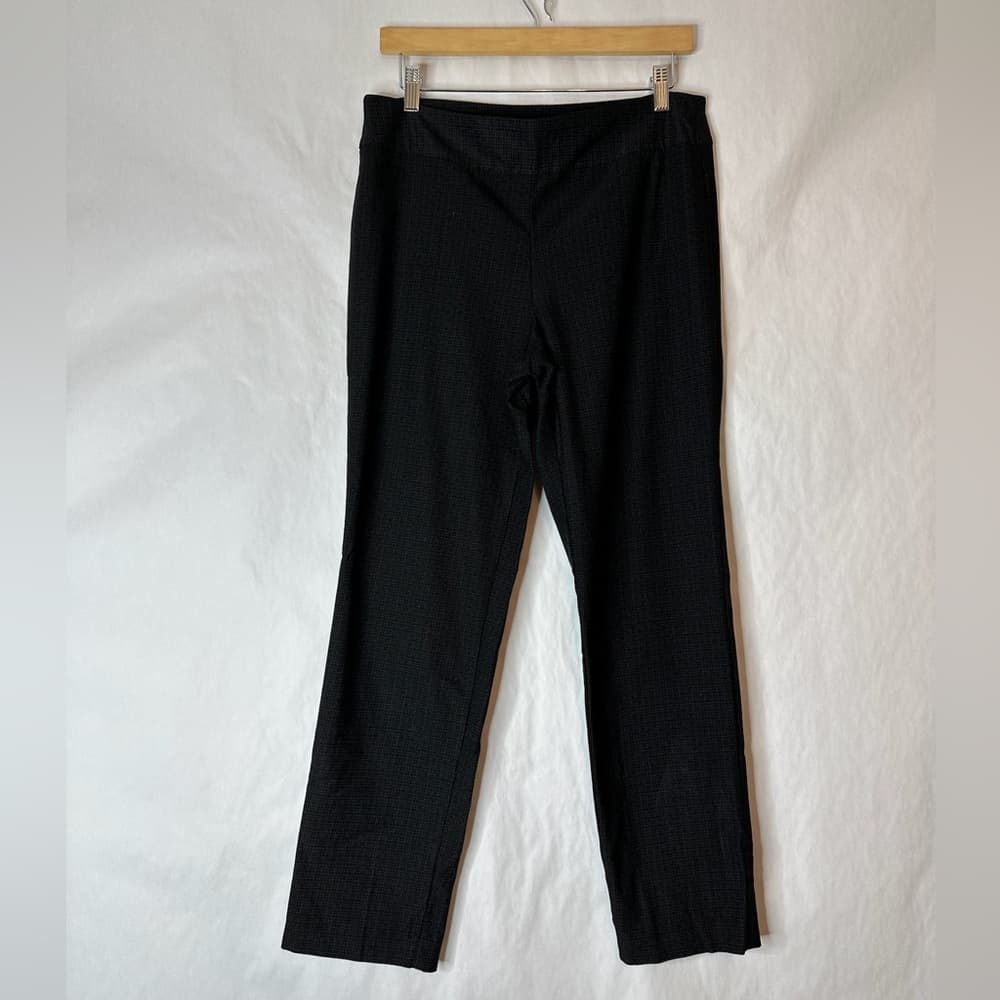 Counterparts Pants Black Grey Geometric Texture Size 10 Business Workwear - Thumbnail 3