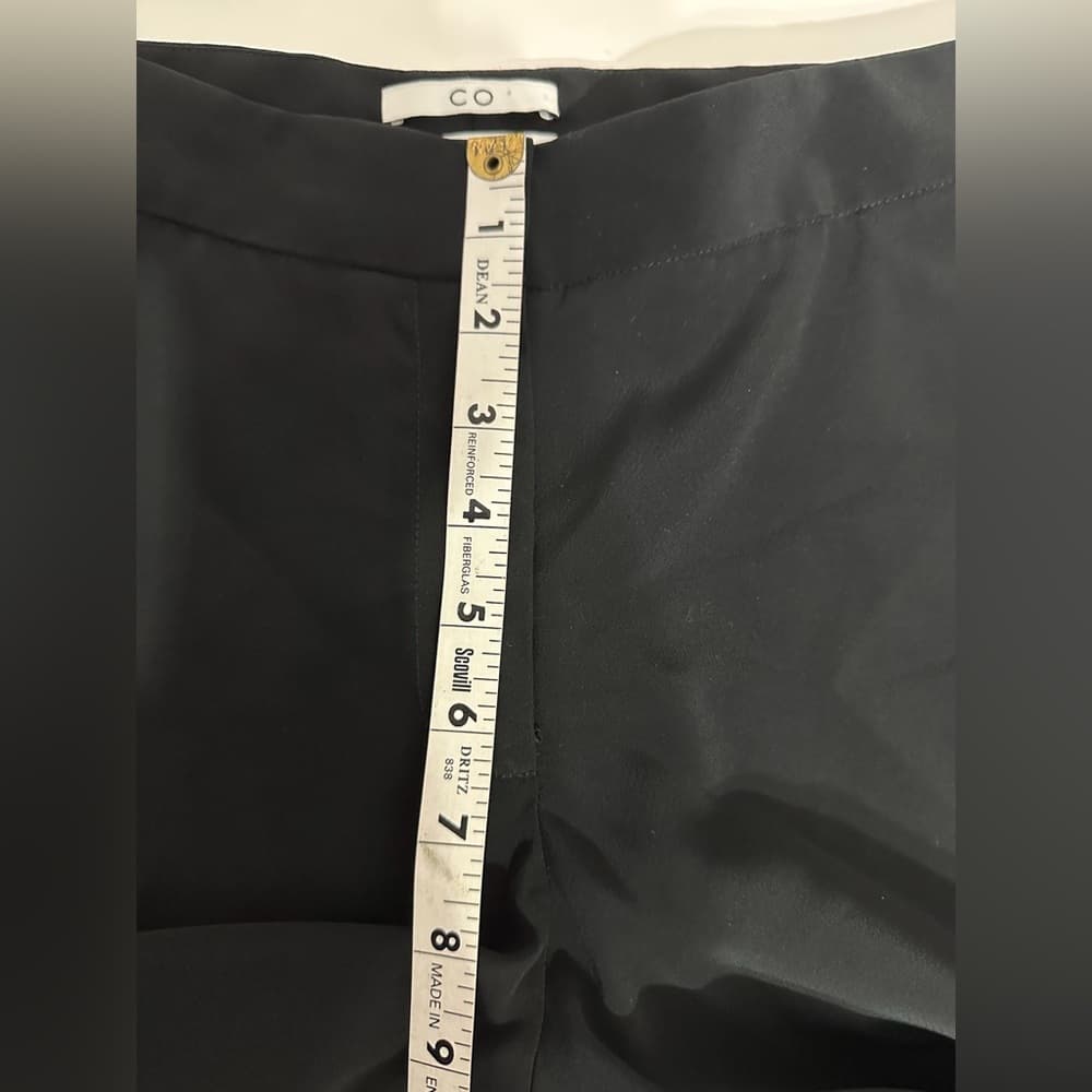CO Collections Black Trousers Tapered Leg Pants Business Office Minimal Size XS - Thumbnail 7