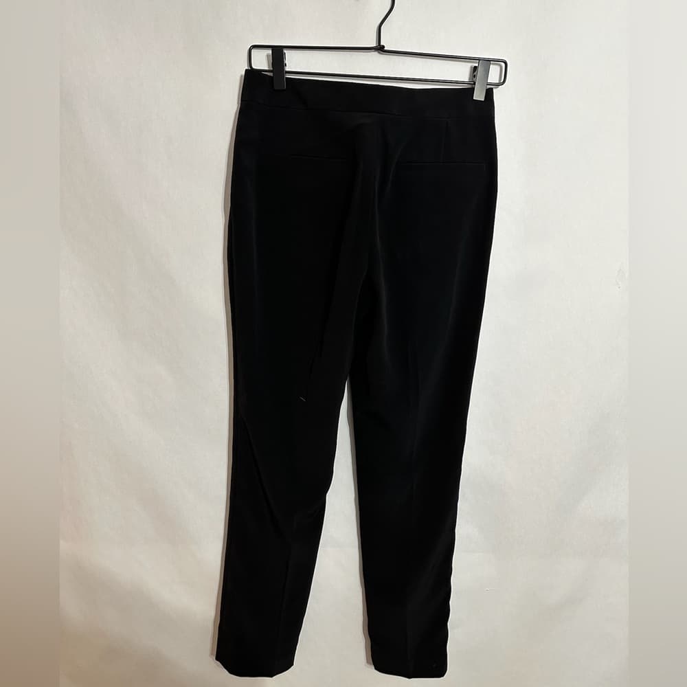 CO Collections Black Trousers Tapered Leg Pants Business Office Minimal Size XS - Thumbnail 5