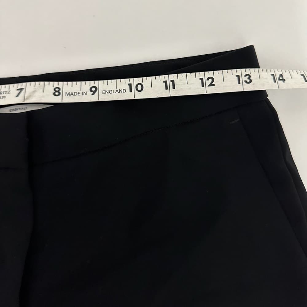 CO Collections Black Trousers Tapered Leg Pants Business Office Minimal Size XS - Thumbnail 6