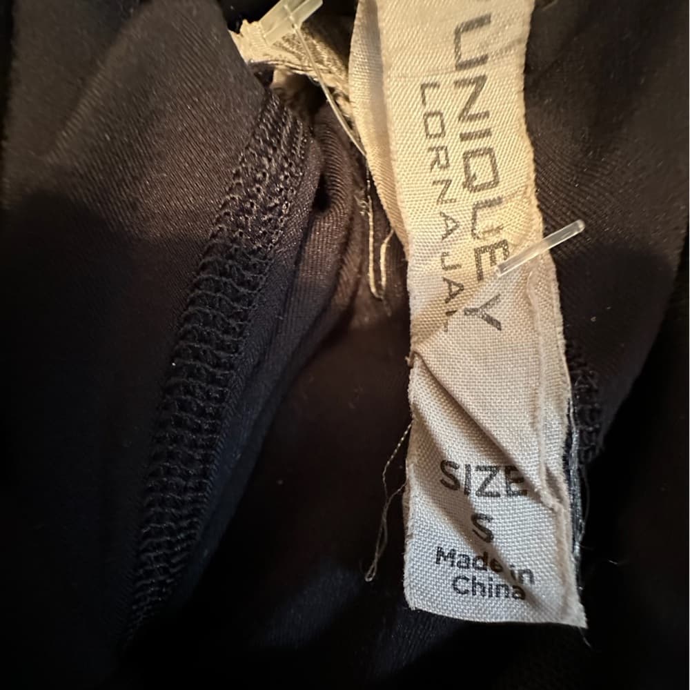 Lorna Jane Black Moto Style Leggings High Rise Activewear Size Small - Thumbnail 8