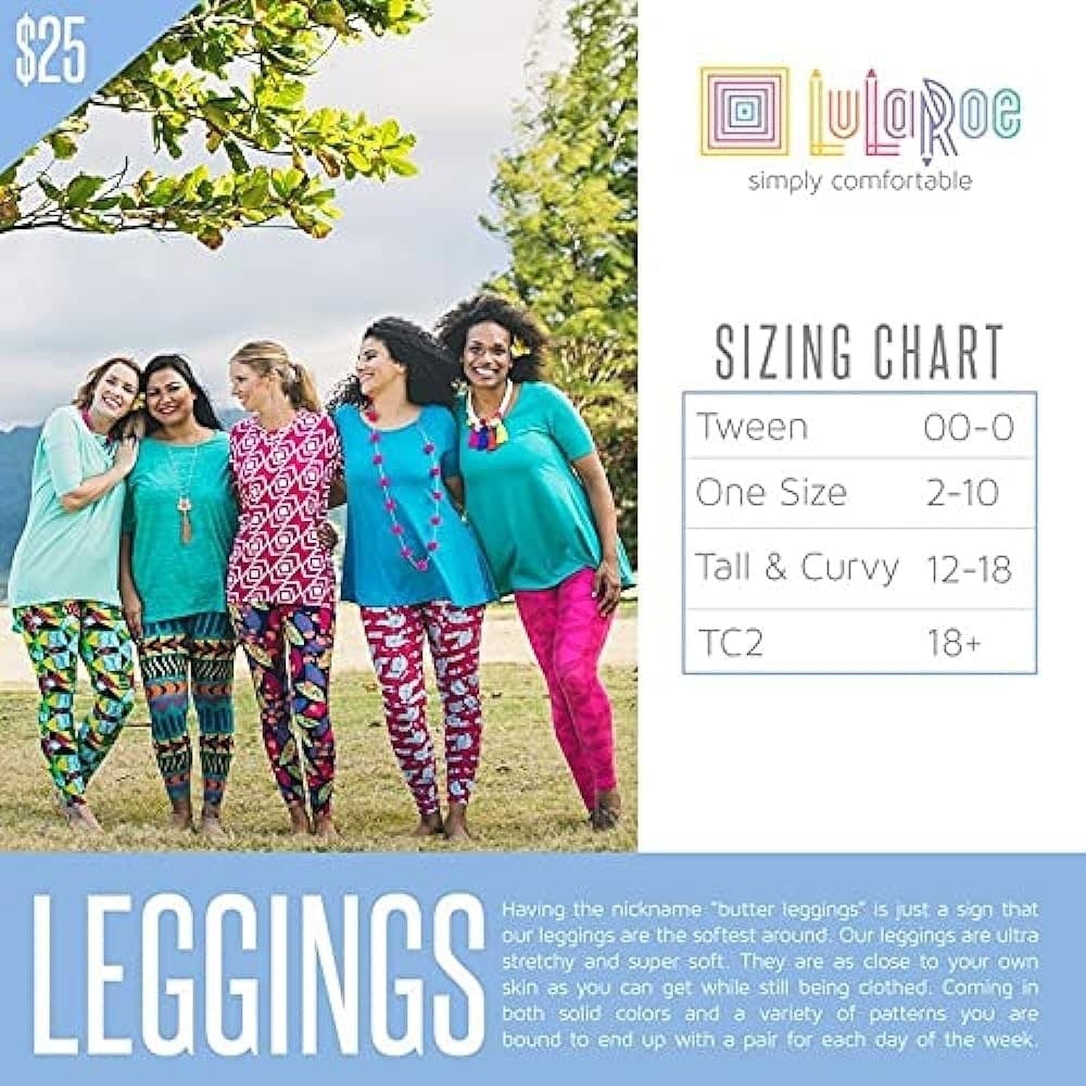 NWOT Lularoe Sunglasses Purple Cool Summer Fun Buttery Soft Leggings One Size OS - Thumbnail 8