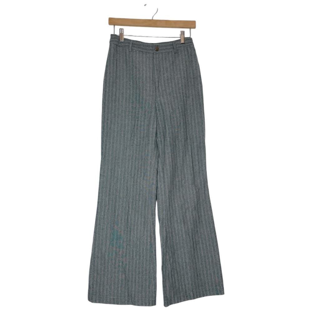 Princess Polly Pinstripe Pants Linen Cotton Blend Pant US Size 4 Office Boss - Thumbnail 11