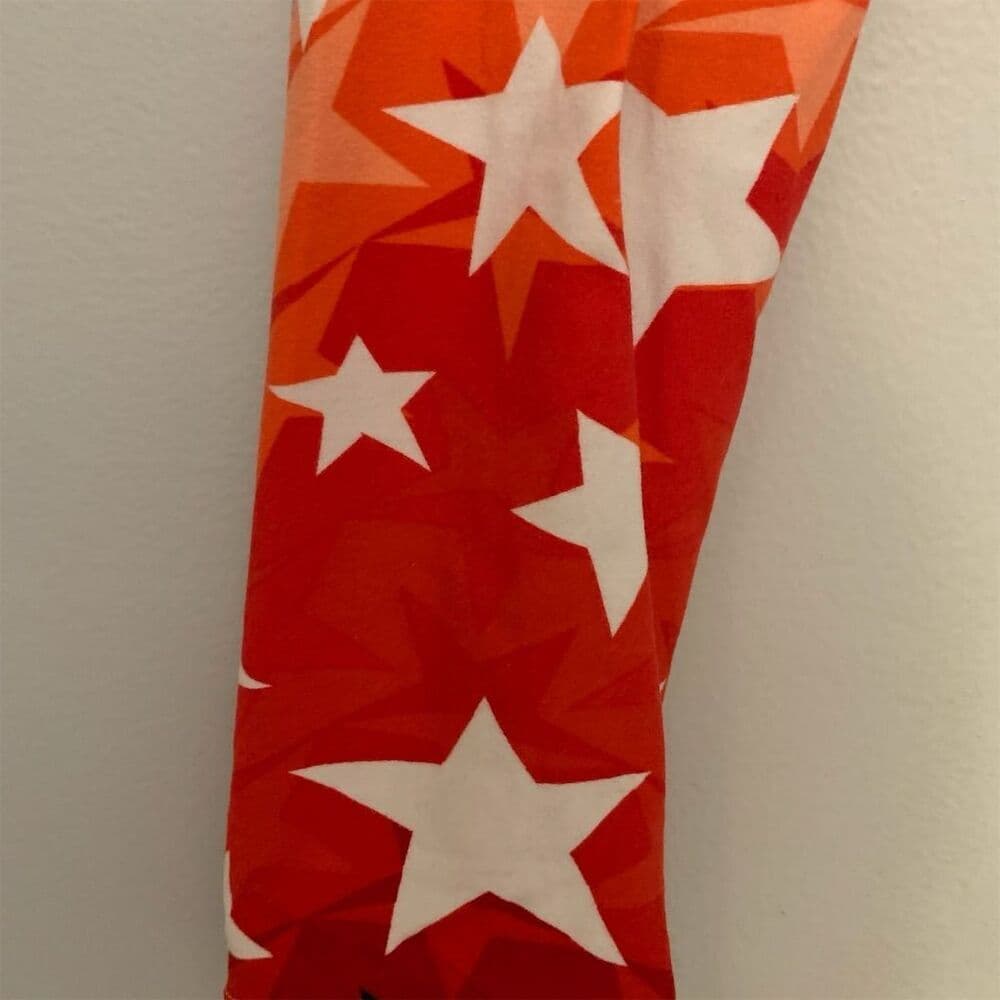 LuLaRoe Leggings Patriotic Stars Red White Blue Women's Tall & Curvy NWOT - Thumbnail 6