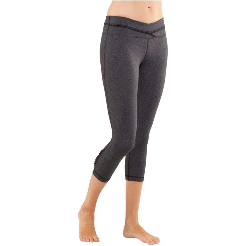 Lululemon Priiti Crop Heathered Black with Black Stripes Galore Womens Size 8 - Thumbnail 13