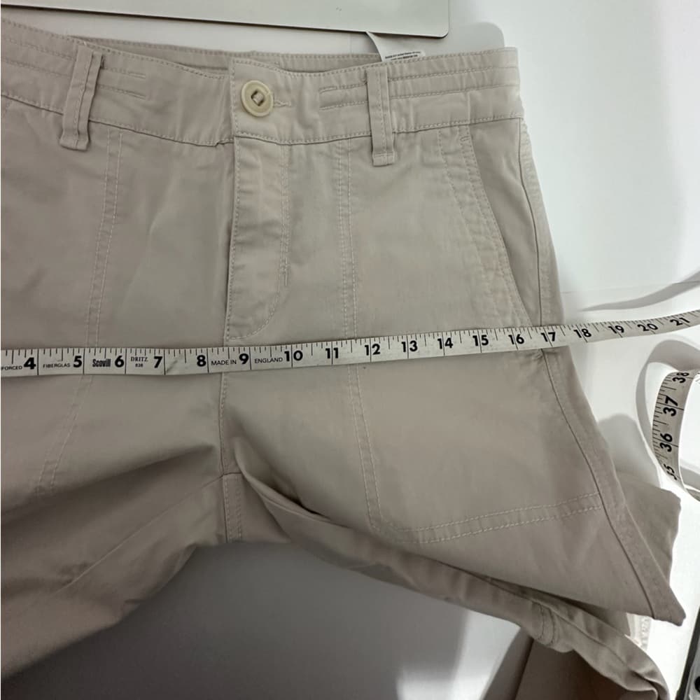Vince Khaki Beige Pants Women Size 4 Minimalist Chino Cotton Blend - Thumbnail 11