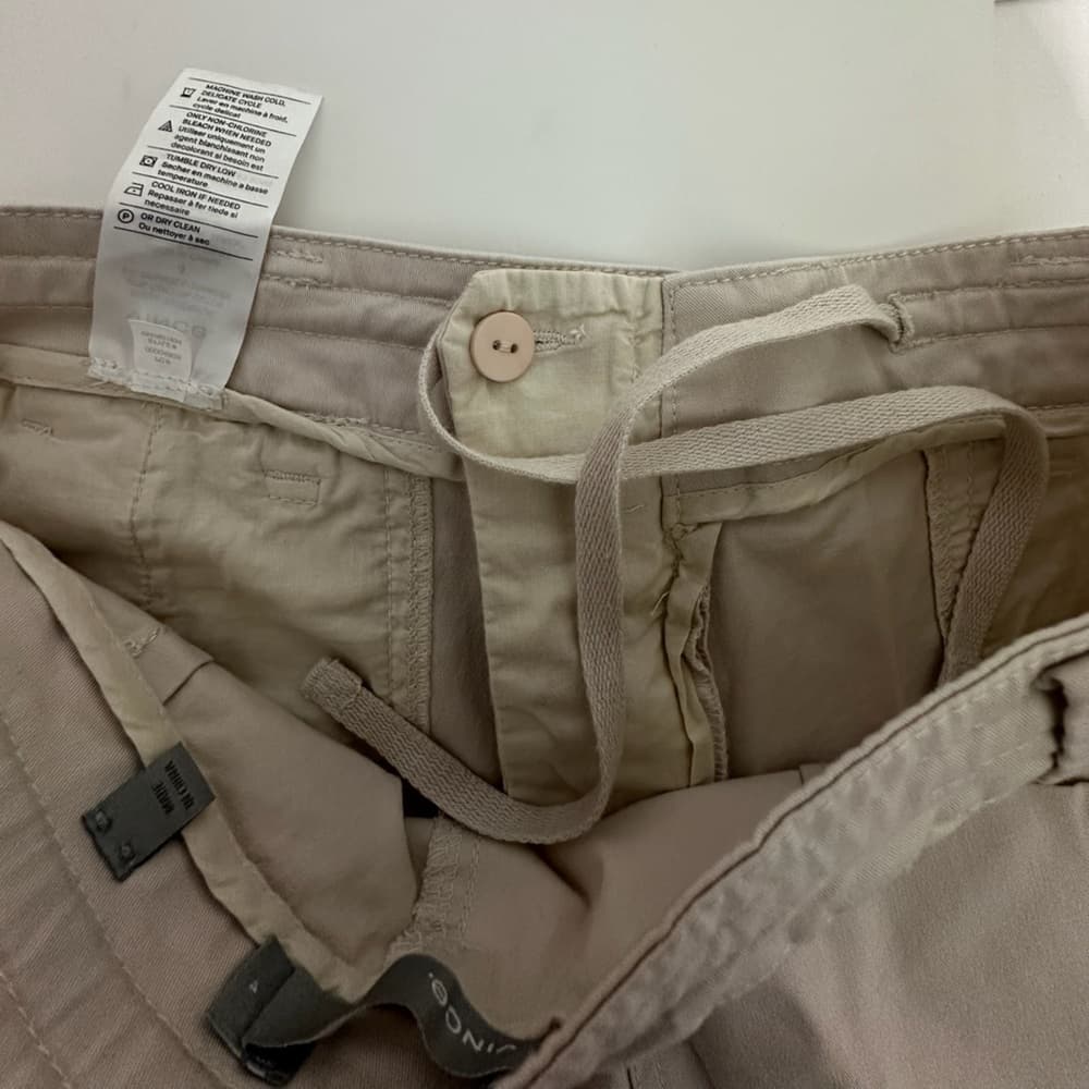 Vince Khaki Beige Pants Women Size 4 Minimalist Chino Cotton Blend - Thumbnail 8