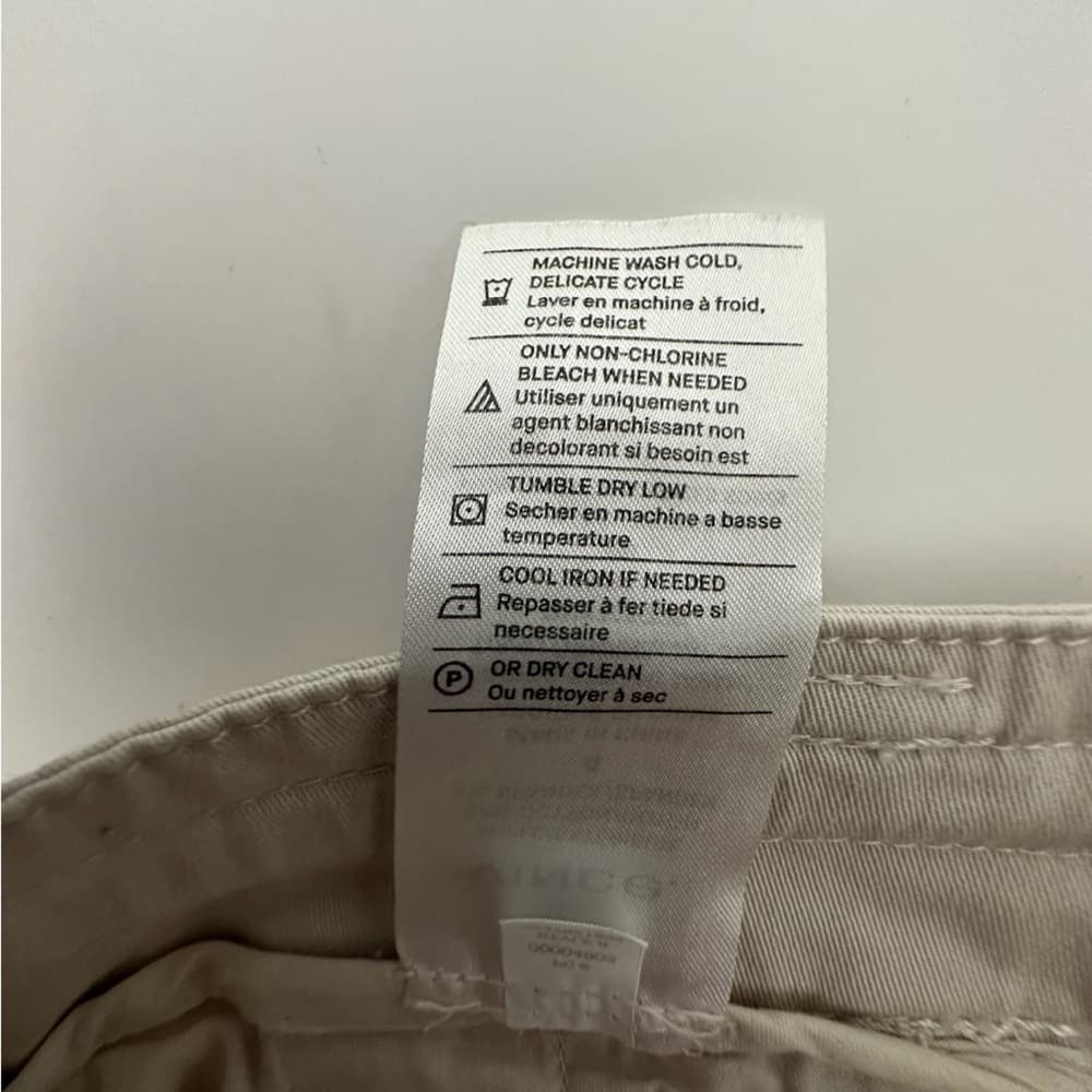 Vince Khaki Beige Pants Women Size 4 Minimalist Chino Cotton Blend - Thumbnail 7