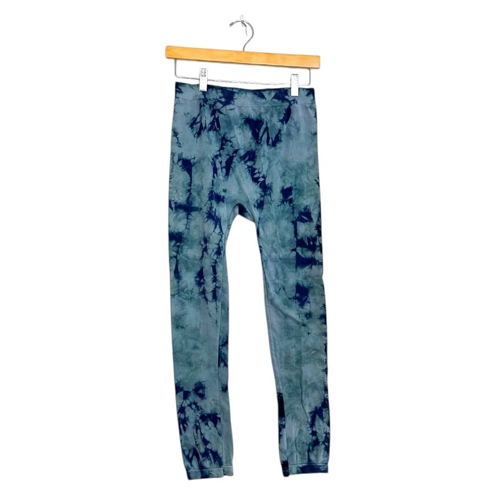 Blue Star Clothing Company Blue Tie-Dye Thin Leggings Size Medium - Thumbnail 7
