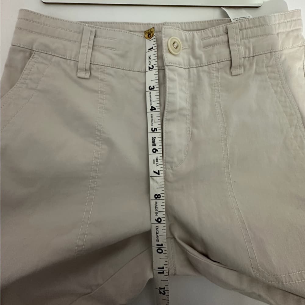 Vince Khaki Beige Pants Women Size 4 Minimalist Chino Cotton Blend - Thumbnail 10