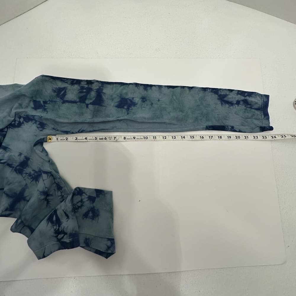 Blue Star Clothing Company Blue Tie-Dye Thin Leggings Size Medium - Thumbnail 6