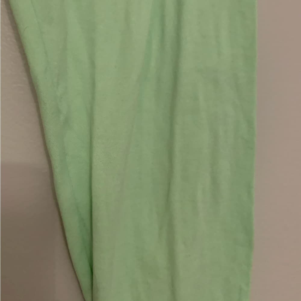 NWT Lularoe Mint Green Leggings OS Light Green Solid One Size Comfortable Lounge - Thumbnail 8
