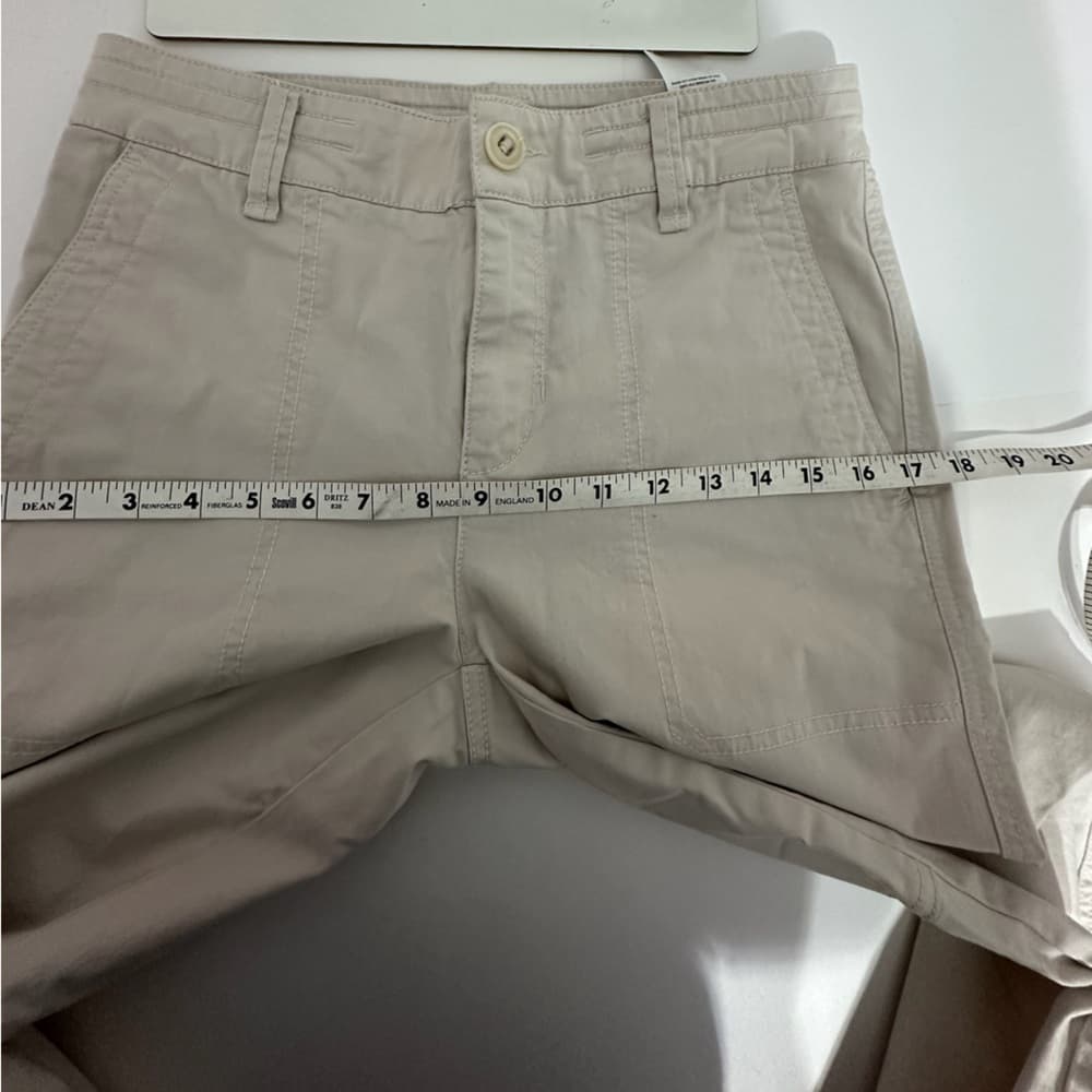 Vince Khaki Beige Pants Women Size 4 Minimalist Chino Cotton Blend - Thumbnail 15