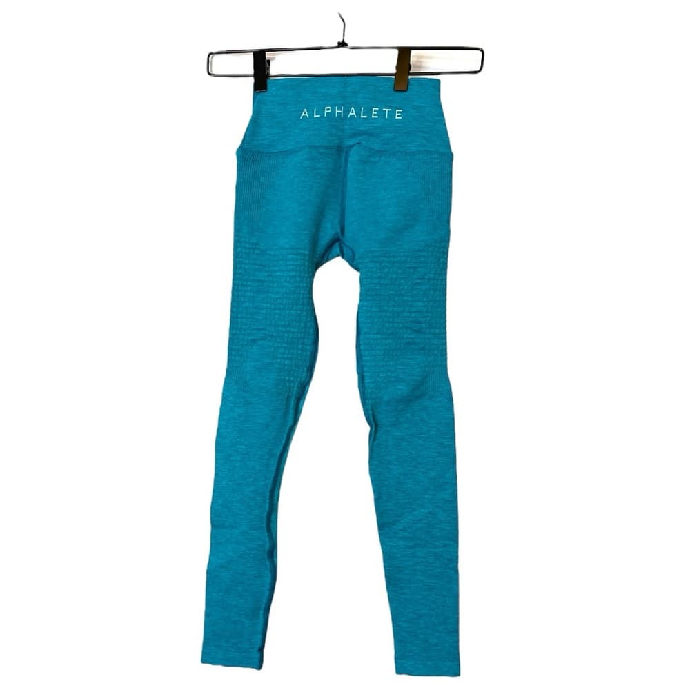 NEW Alphalete Halo Leggings in “Vivid Blue” Women’s Size Small Workout Pants - Thumbnail 3