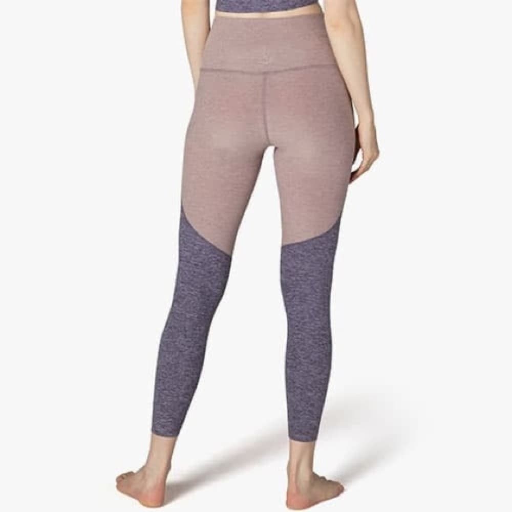 Beyond Yoga Colorblock Deep Amethyst Wild Wisteria Space High Waist Leggings XS - Thumbnail 2