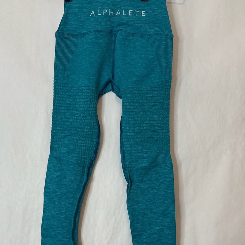 NEW Alphalete Halo Leggings in “Vivid Blue” Women’s Size Small Workout Pants - Thumbnail 9