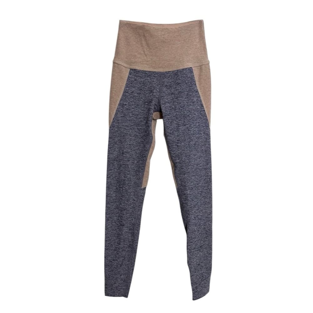 Beyond Yoga Colorblock Deep Amethyst Wild Wisteria Space High Waist Leggings XS - Thumbnail 3