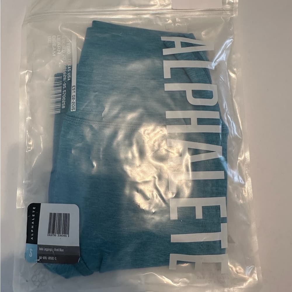 NEW Alphalete Halo Leggings in “Vivid Blue” Women’s Size Small Workout Pants - Thumbnail 5