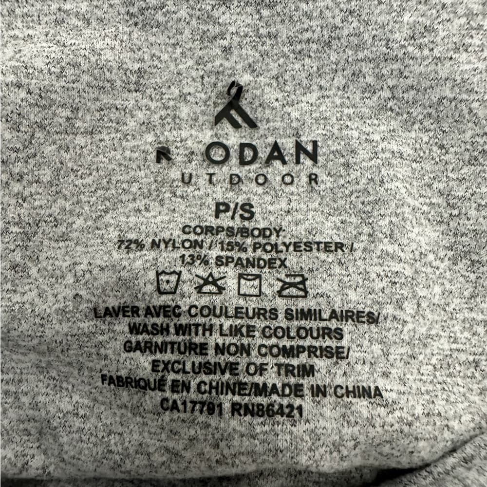 Kyodan Heathike Outdoor Leggings in Grey Mix Size Small High Rise Performance - Thumbnail 6