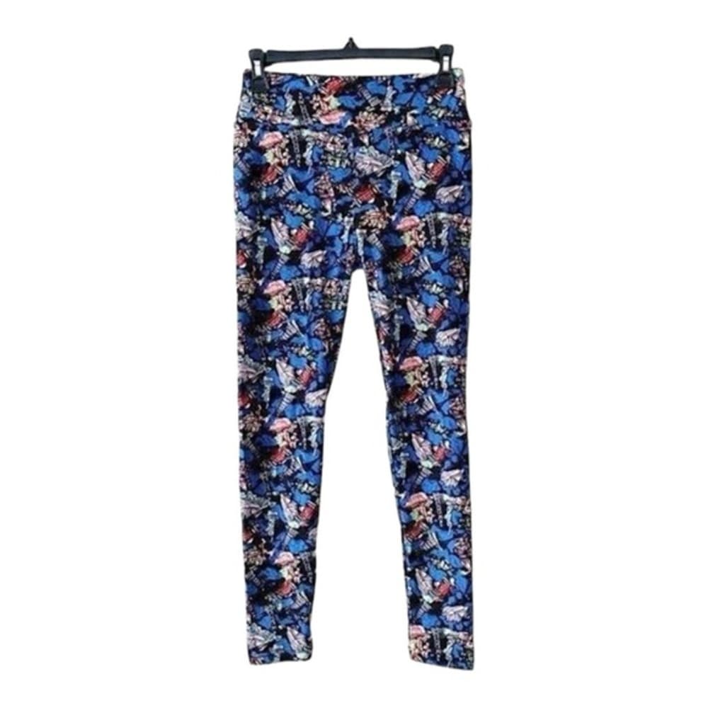 NWT LuLaRoe Global Landmark Collage Print Leggings One Size Wanderlust Travel - Thumbnail 13