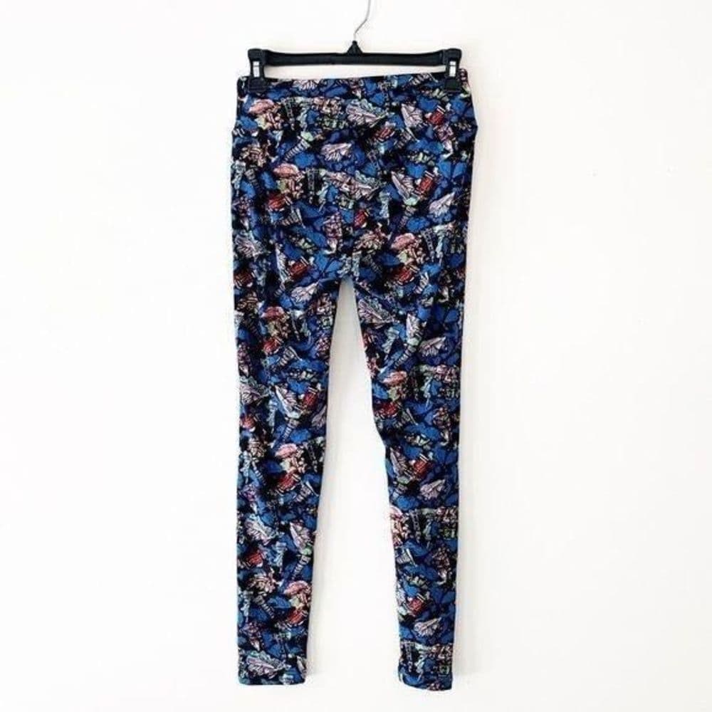 NWT LuLaRoe Global Landmark Collage Print Leggings One Size Wanderlust Travel - Thumbnail 7