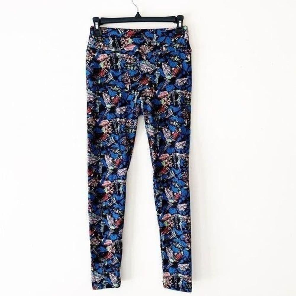 NWT LuLaRoe Global Landmark Collage Print Leggings One Size Wanderlust Travel - Thumbnail 8