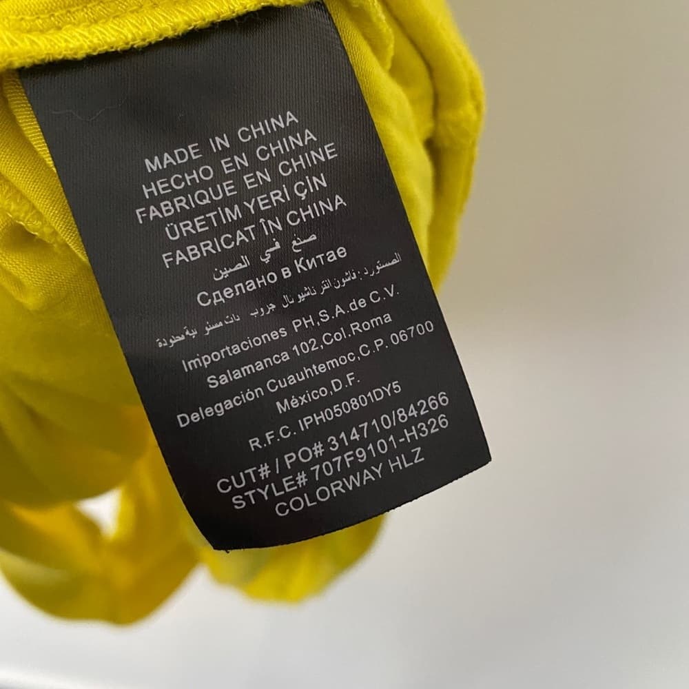 Kardashians for Bebe Collection Neon Yellow Romper | Sleeveless | Deep V Plunge - Thumbnail 9
