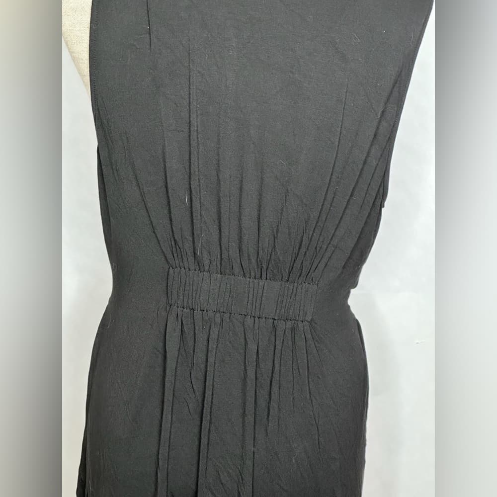 NWT MICHAEL Michael Kors Black Sleeveless Tie Waist Romper Pockets Size Large - Thumbnail 8