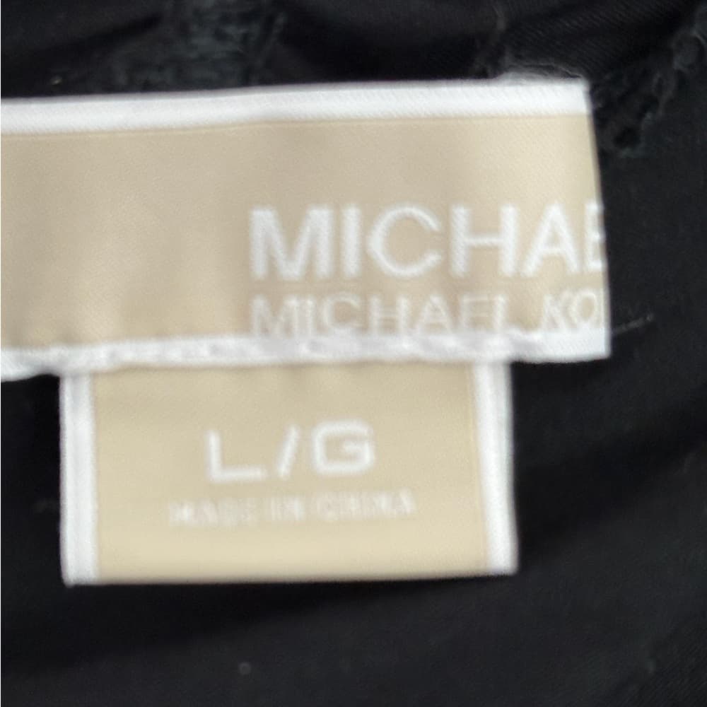 NWT MICHAEL Michael Kors Black Sleeveless Tie Waist Romper Pockets Size Large - Thumbnail 7