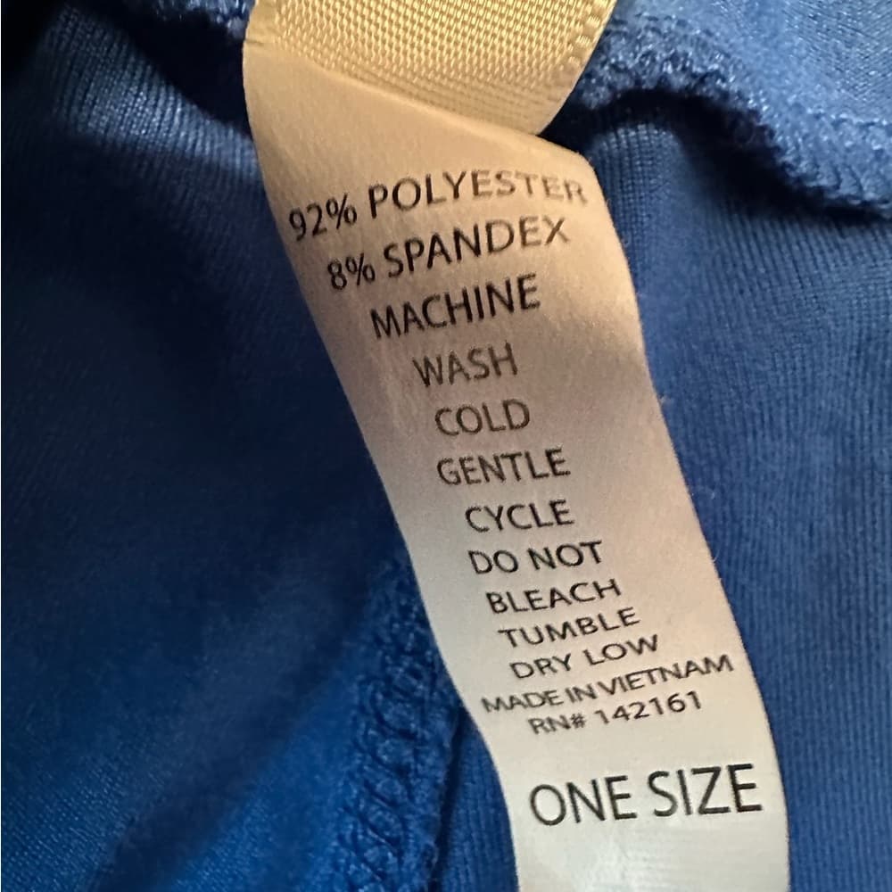 NWOT LuLaRoe Blue Leggings Soft Stretchy Comfort One Size - Thumbnail 6