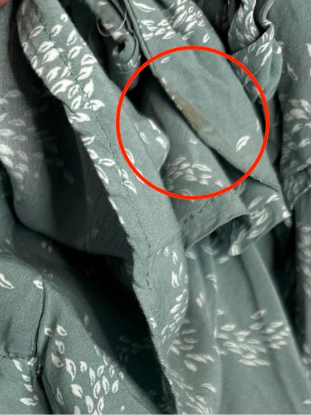 Princess Polly the Louis Romper in Sage Green Leaf Floral Size 6 Cottagecore - Thumbnail 8