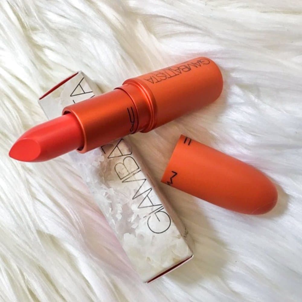 NIB MAC Giambattista Valli Matte Lipstick Margarita Orange Limited Edition Luxe
