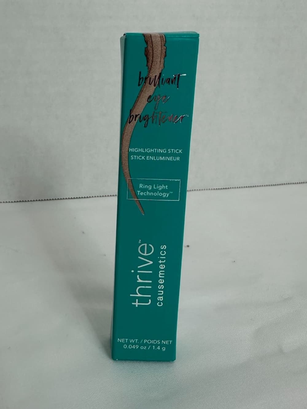 NIB Thrive Causemetics Brilliant Eye Brightener Stick Callie Champagne Shimmer