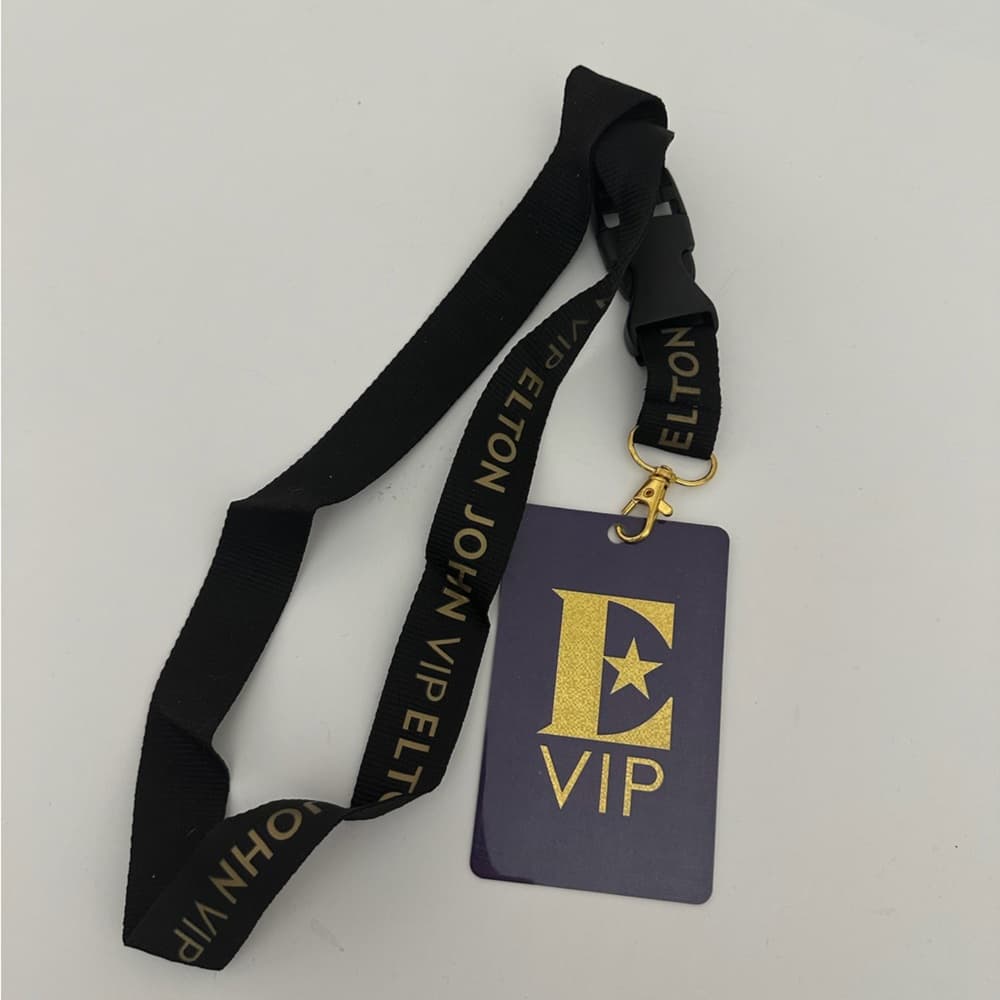 NEW Elton John VIP Lanyard Pass Collectible Concert Tour Memorabilia Great Gift