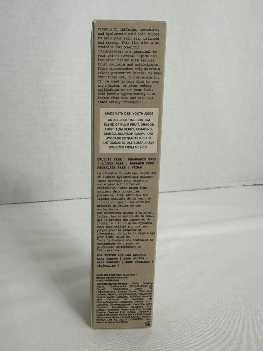 DEZI Skin Dew Me Over Face Mist 120ml Prep Set Refresh Skincare Spray - Thumbnail 2