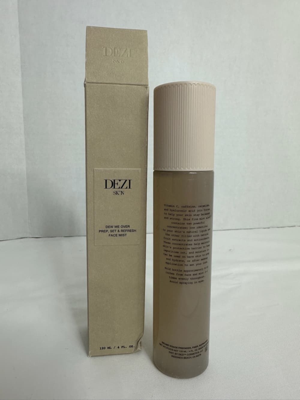 DEZI Skin Dew Me Over Face Mist 120ml Prep Set Refresh Skincare Spray - Thumbnail 7