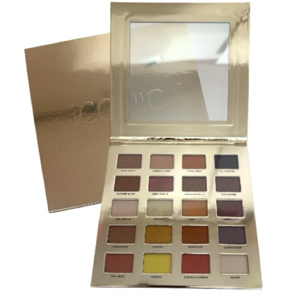 NIB Iconic London Sunset to Sunrise Eyeshadow Palette 20 Shades Makeup Favorite
