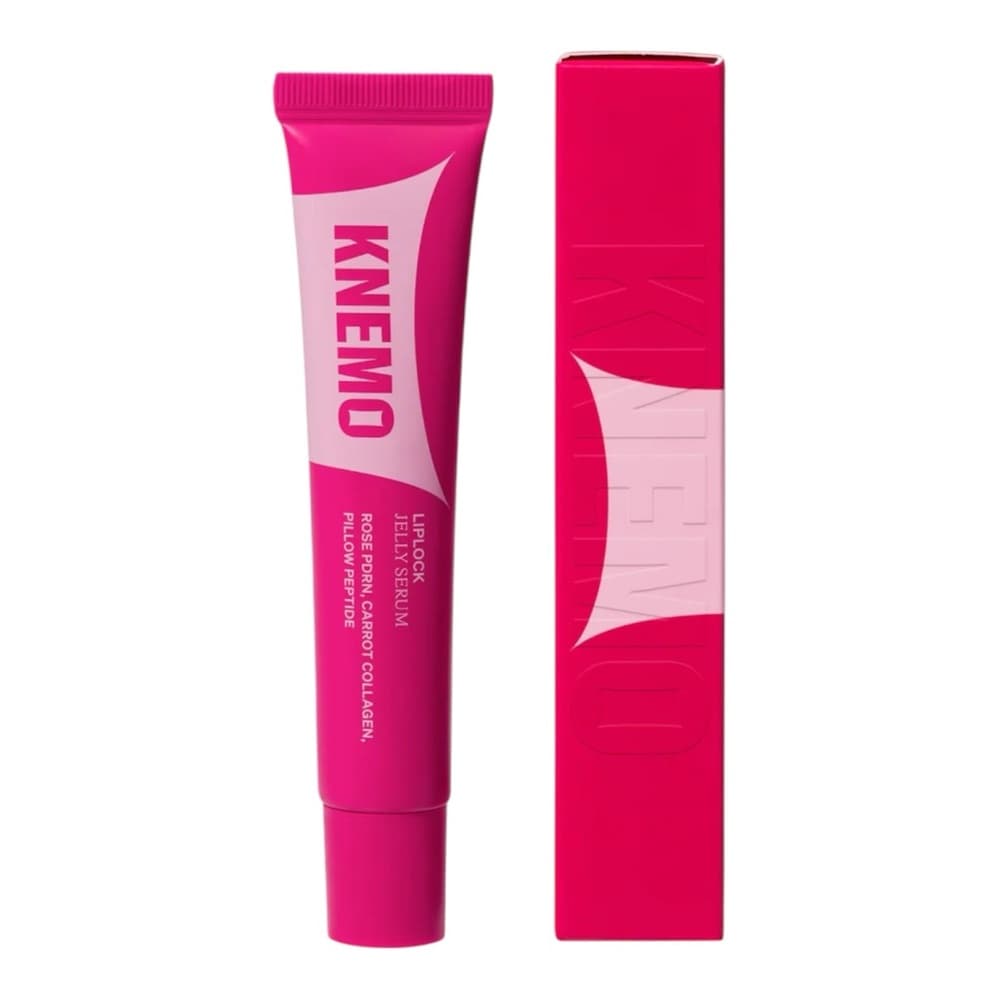 NIB Knemo LipLock Jelly Serum Grape Crush Glossy Lip Treatment - Thumbnail 10
