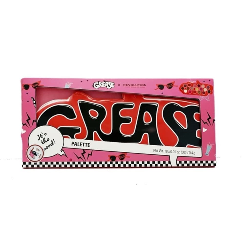 NIB Revolution Grease It’s The Word Eyeshadow Palette Limited Edition 18 Shades - Thumbnail 12