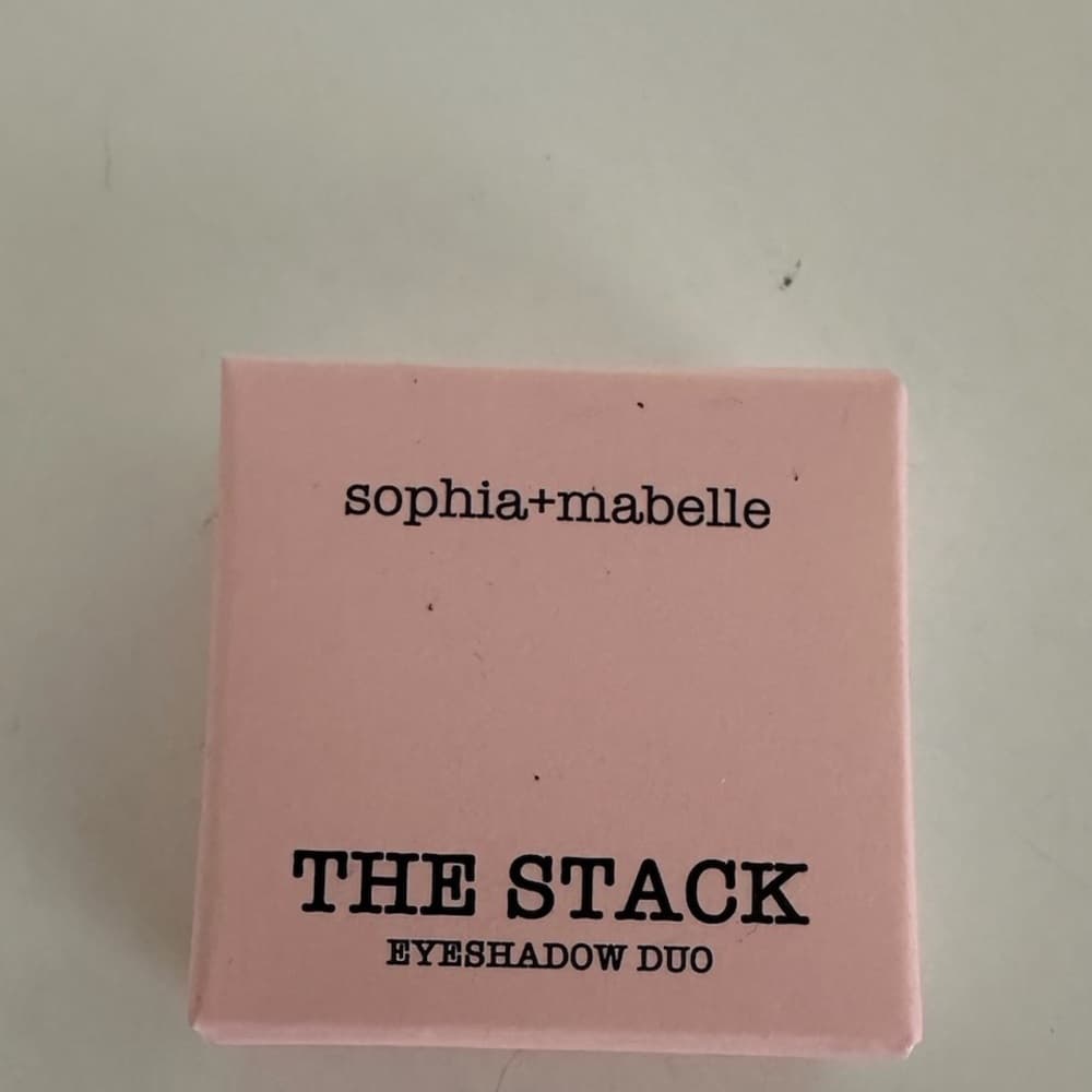 NIB Sophia + Mabelle “The Stack” Eyeshadow Duo in Berry Spritz Luxury Minimalist