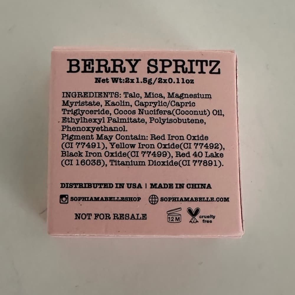 NIB Sophia + Mabelle “The Stack” Eyeshadow Duo in Berry Spritz Luxury Minimalist - Thumbnail 2