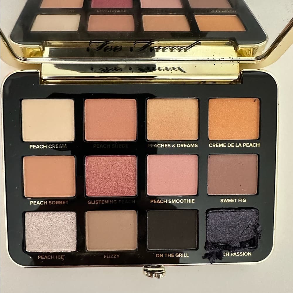 NIB Too Faced White Peach Eyeshadow Palette Multi-Dimensional Peach Shades - Thumbnail 6