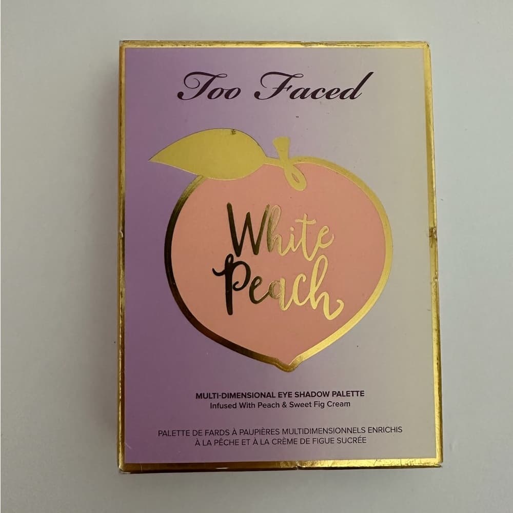 NIB Too Faced White Peach Eyeshadow Palette Multi-Dimensional Peach Shades - Thumbnail 3