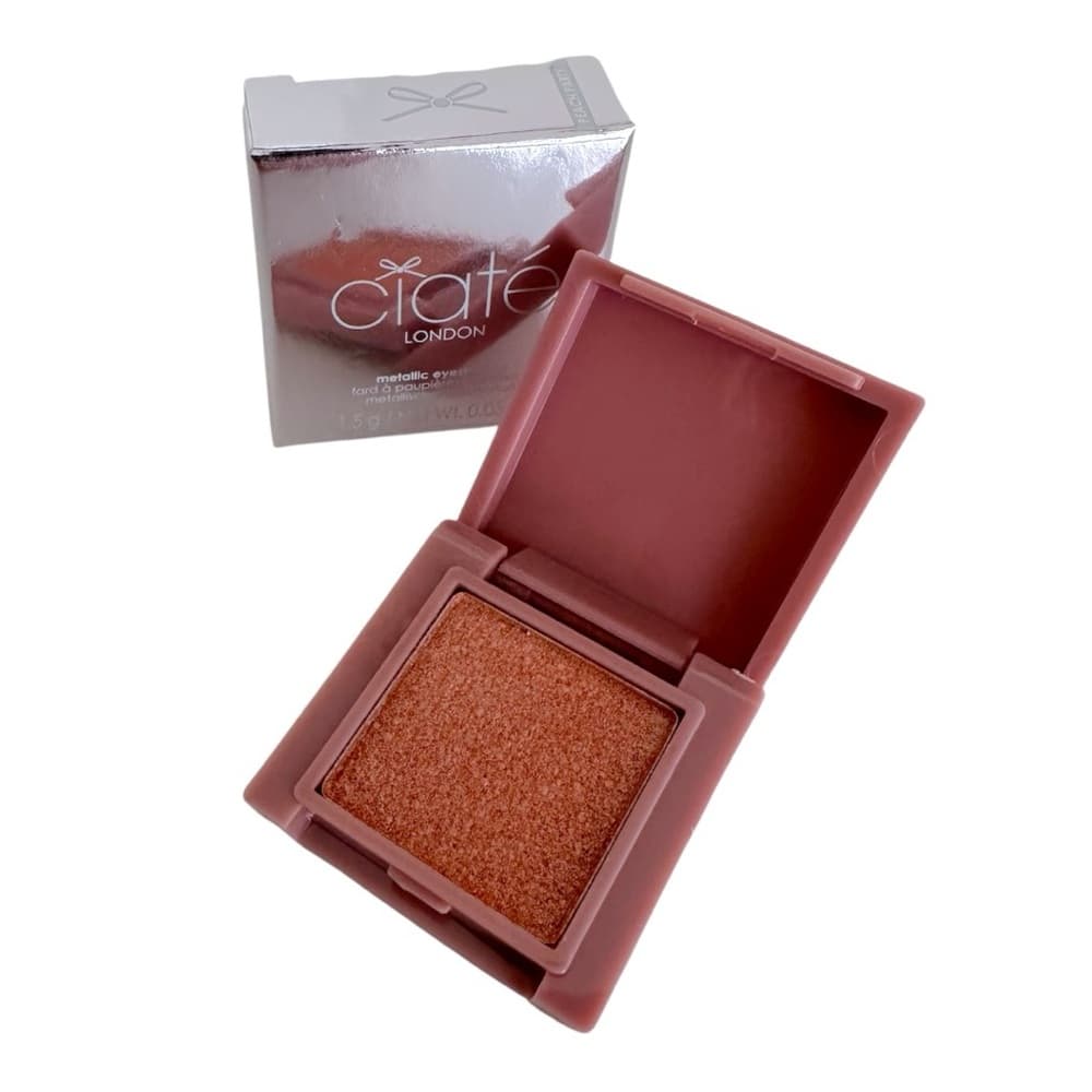 NIB Ciaté London Metallic Eyeshadow in Peach Party Quiet Luxury Minimalist - Thumbnail 4