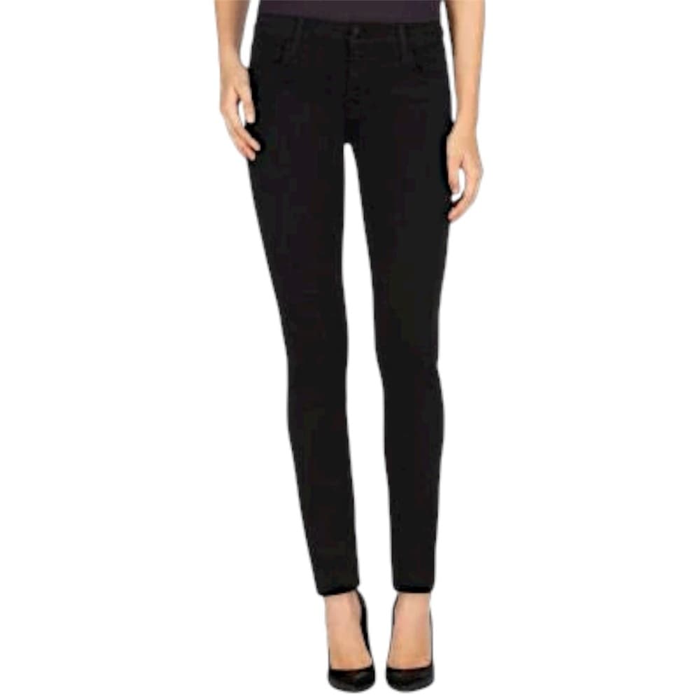 J Brand Super Skinny Seriously Black Jeans Denim Size 24 Mid Rise Basics - Thumbnail 16