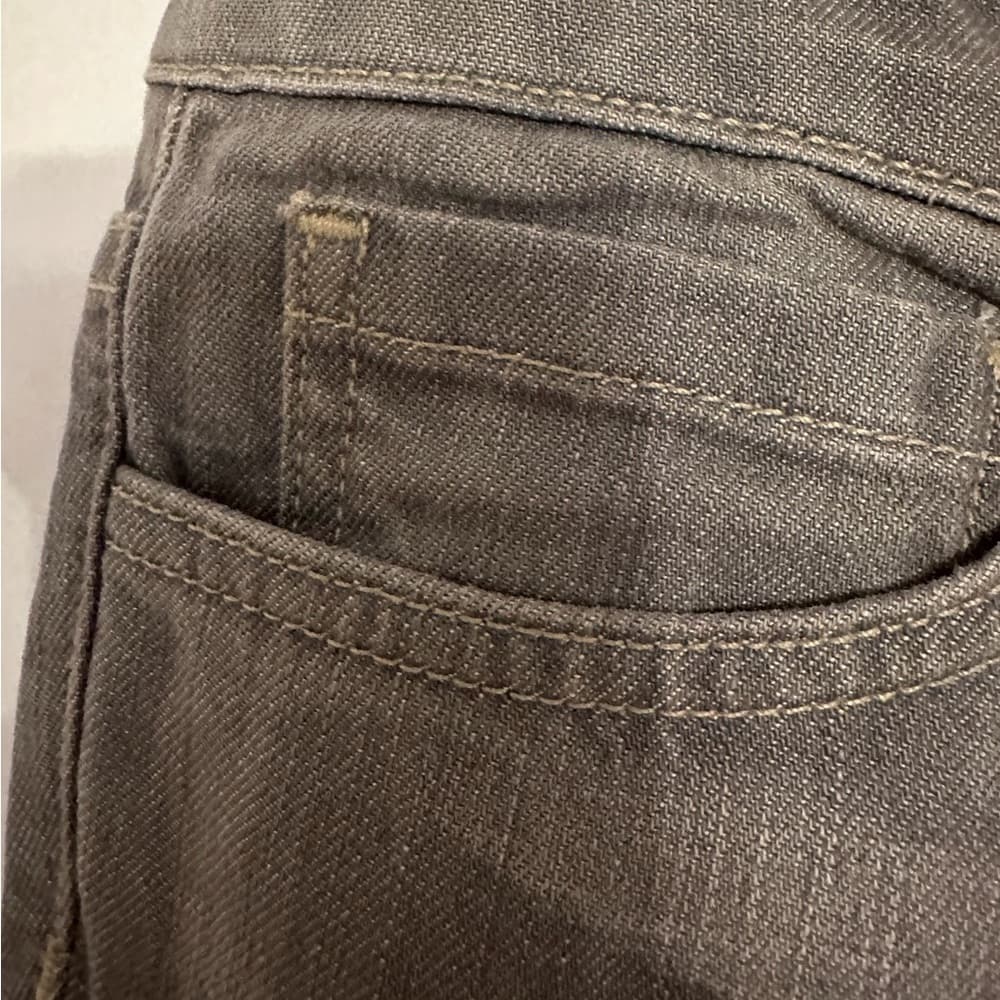 L’AGENCE Skinny Utility Jean Gray with Knee Stitching Sample Model Size 27 Denim - Thumbnail 4